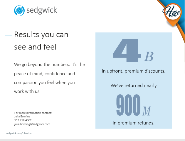 sedgwick savings